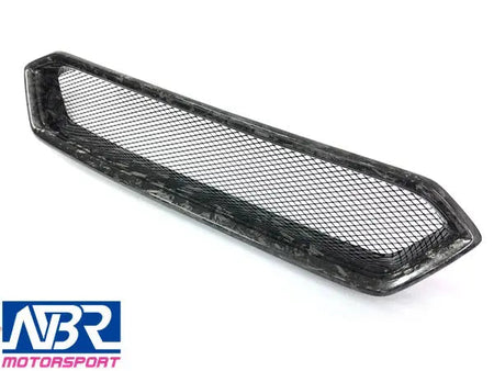 2018-2021 WRX STI Forged Carbon Fiber Front Grille V2 Style (with ridge) - NBR Motorsport