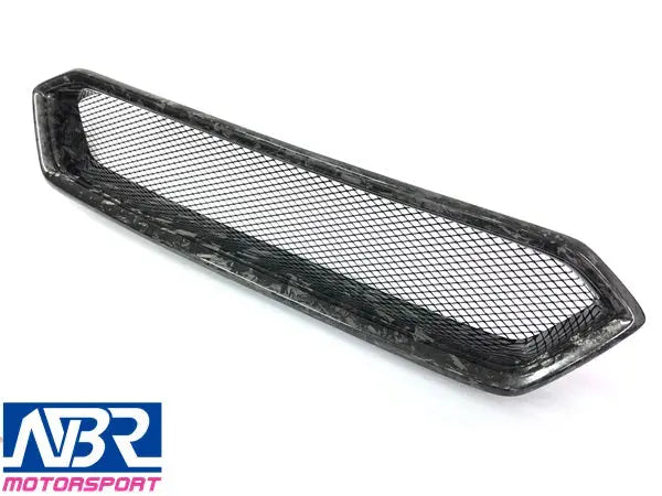 2018-2021 WRX STI Forged Carbon Fiber Front Grille V2 Style (with ridge) - NBR Motorsport