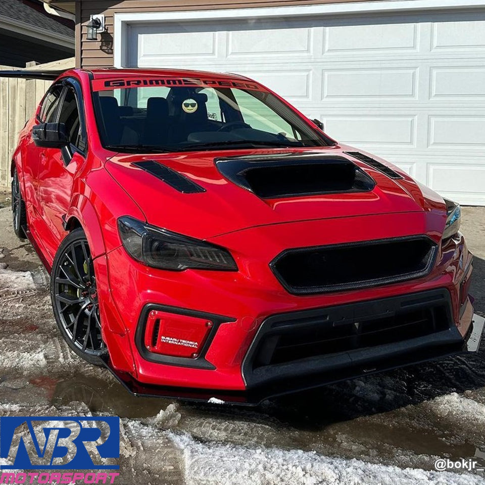 2018-2020 WRX STI  JDM Style Paint Matched Bezel Covers (OE Bezels) - NBR Motorsport