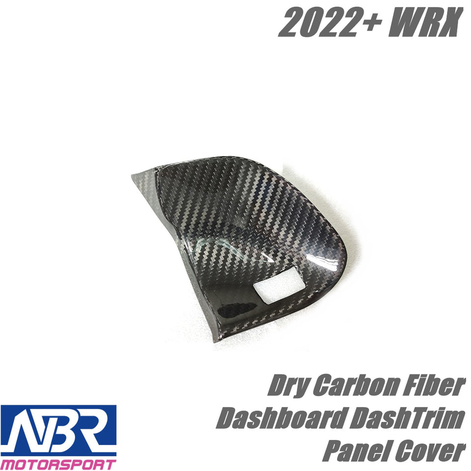 Subaru 2022+ WRX Dry Carbon Fiber Dash Trim Covers LHD & Left Switch Trim Button & Dash Trim Panel Cover LHD Only - NBR Motorsport