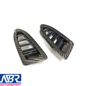Subaru 2022+ WRX Dry Carbon Fiber Defroster Vent Covers LHD Only - NBR Motorsport
