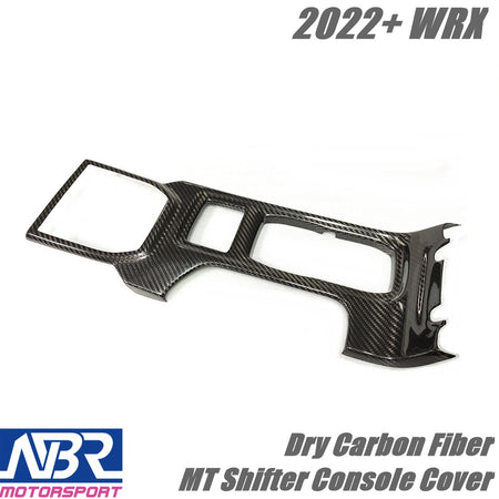 Subaru 2022+ WRX Dry Carbon Fiber MT Shifter Console Cover LHD Only - NBR Motorsport