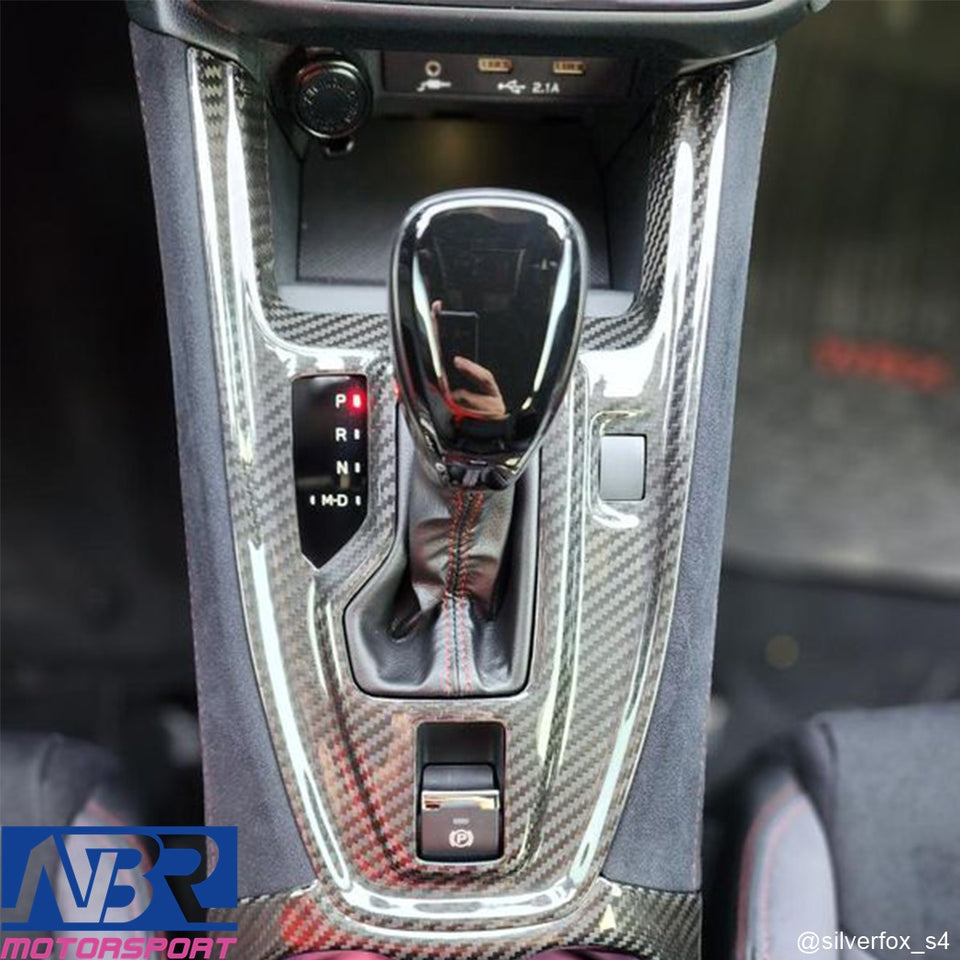 Subaru 2022+ WRX Dry Carbon Fiber CVT Shifter Trim Cover LHD Only - NBR Motorsport