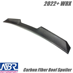 2022+ WRX Carbon Fiber Roof Spoiler V1 Style - NBR Motorsport