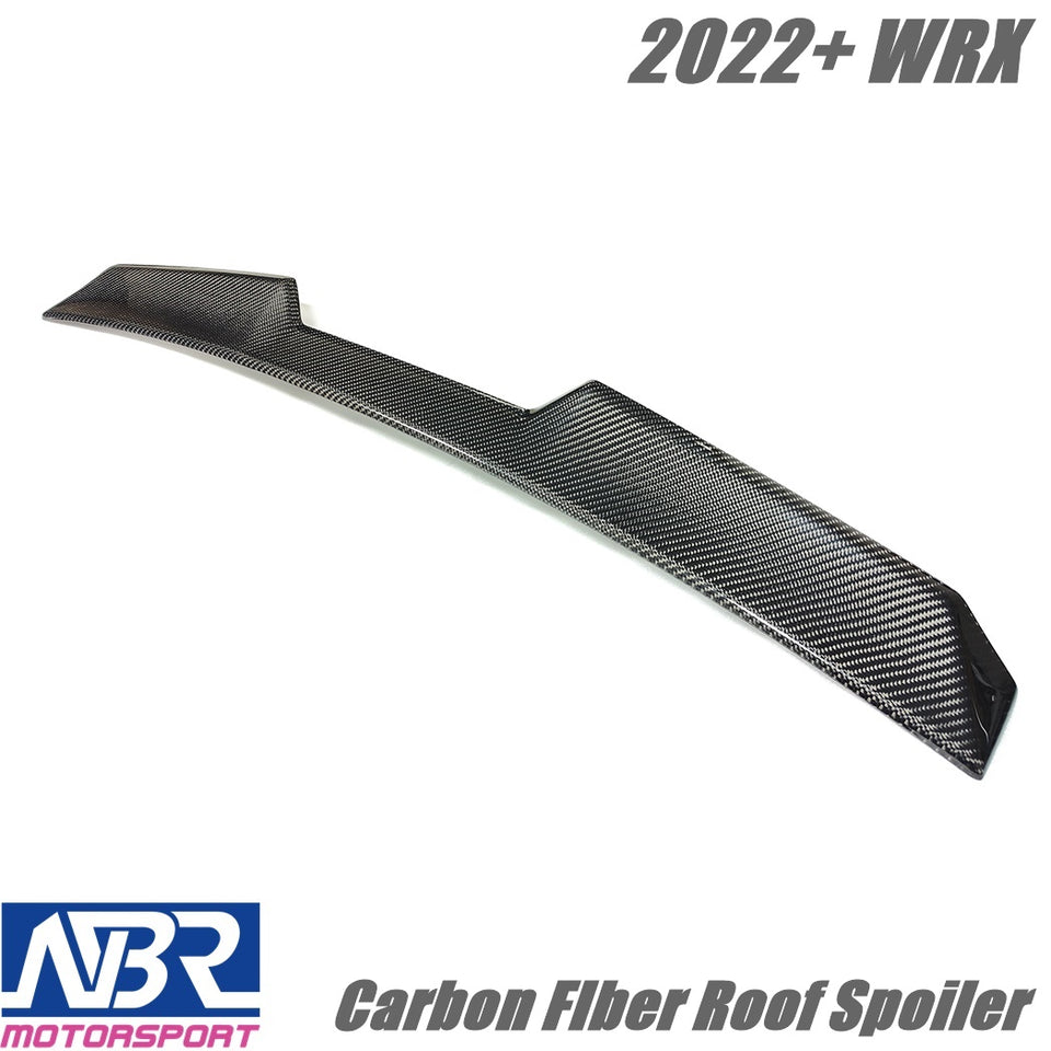 2022+ WRX Carbon Fiber Roof Spoiler V1 Style - NBR Motorsport