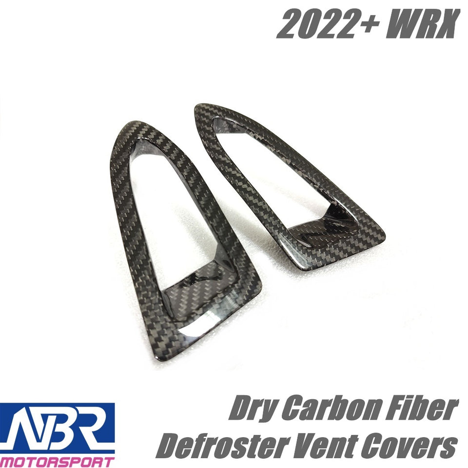 Subaru 2022+ WRX Dry Carbon Fiber Defroster Vent Covers LHD Only - NBR Motorsport