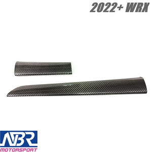 Subaru 2022+ WRX Dry Carbon Fiber Dash Trim Covers LHD & Left Switch Trim Button & Dash Trim Panel Cover LHD Only - NBR Motorsport