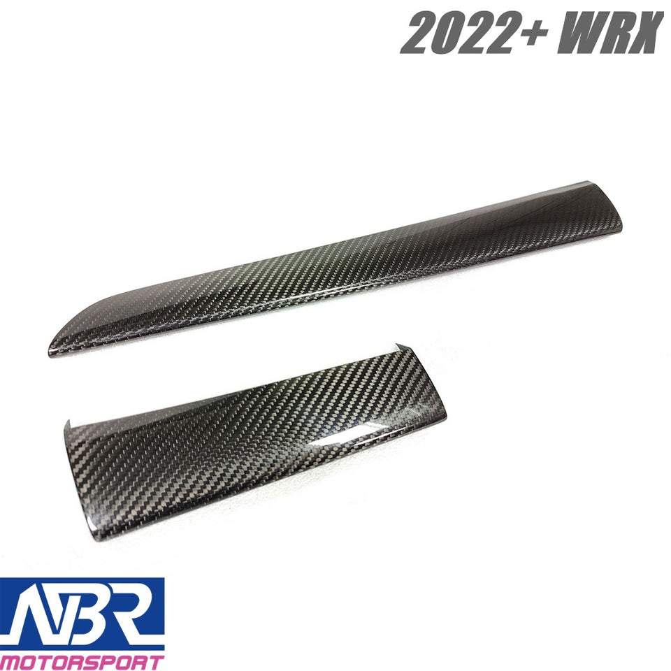 Subaru 2022+ WRX Dry Carbon Fiber Dash Trim Covers LHD Only - NBR Motorsport