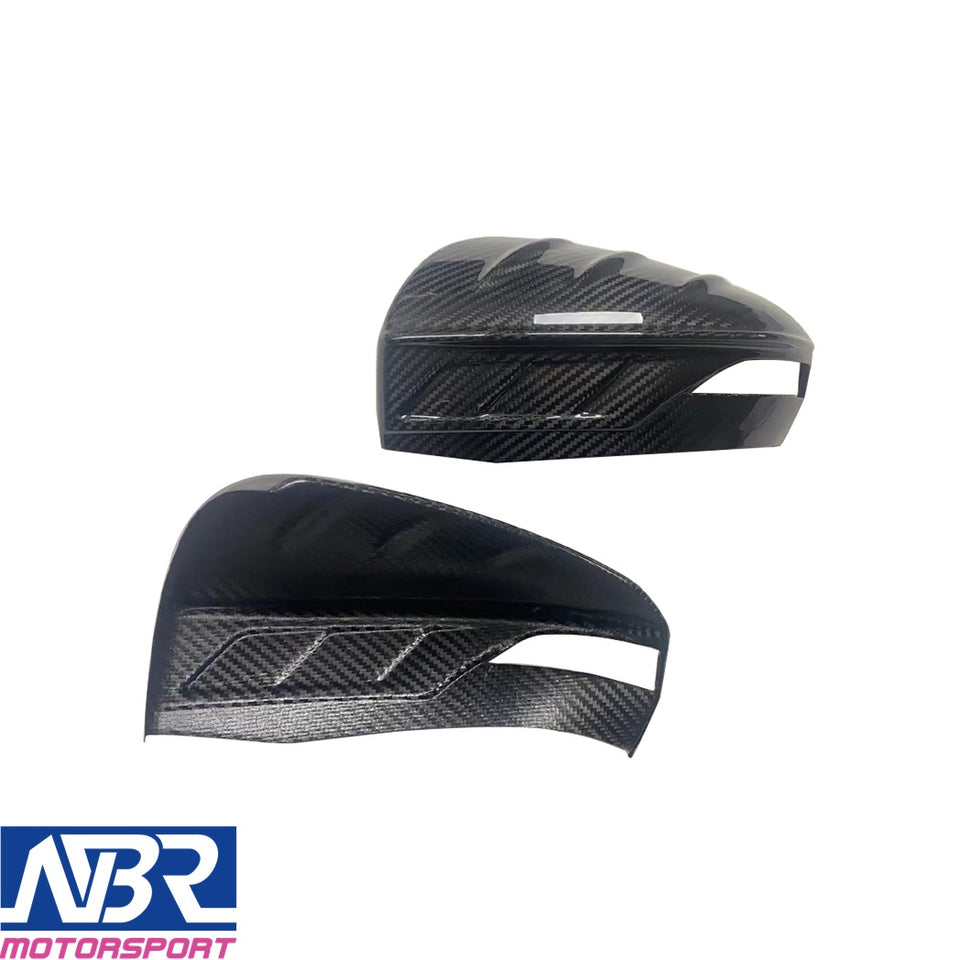 Subaru 2022+ WRX Dry Carbon Fiber Mirror Cover V2 Style - NBR Motorsport