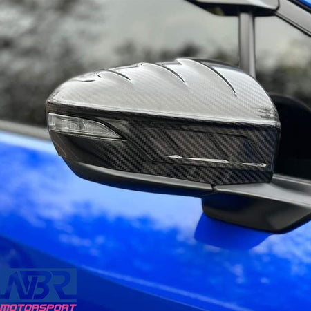 Subaru 2022+ WRX Dry Carbon Fiber Mirror Cover V2 Style - NBR Motorsport
