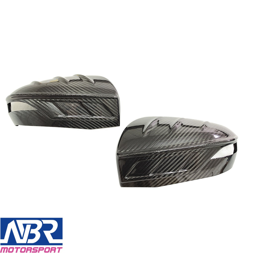 Subaru 2022+ WRX Dry Carbon Fiber Mirror Cover V2 Style - NBR Motorsport