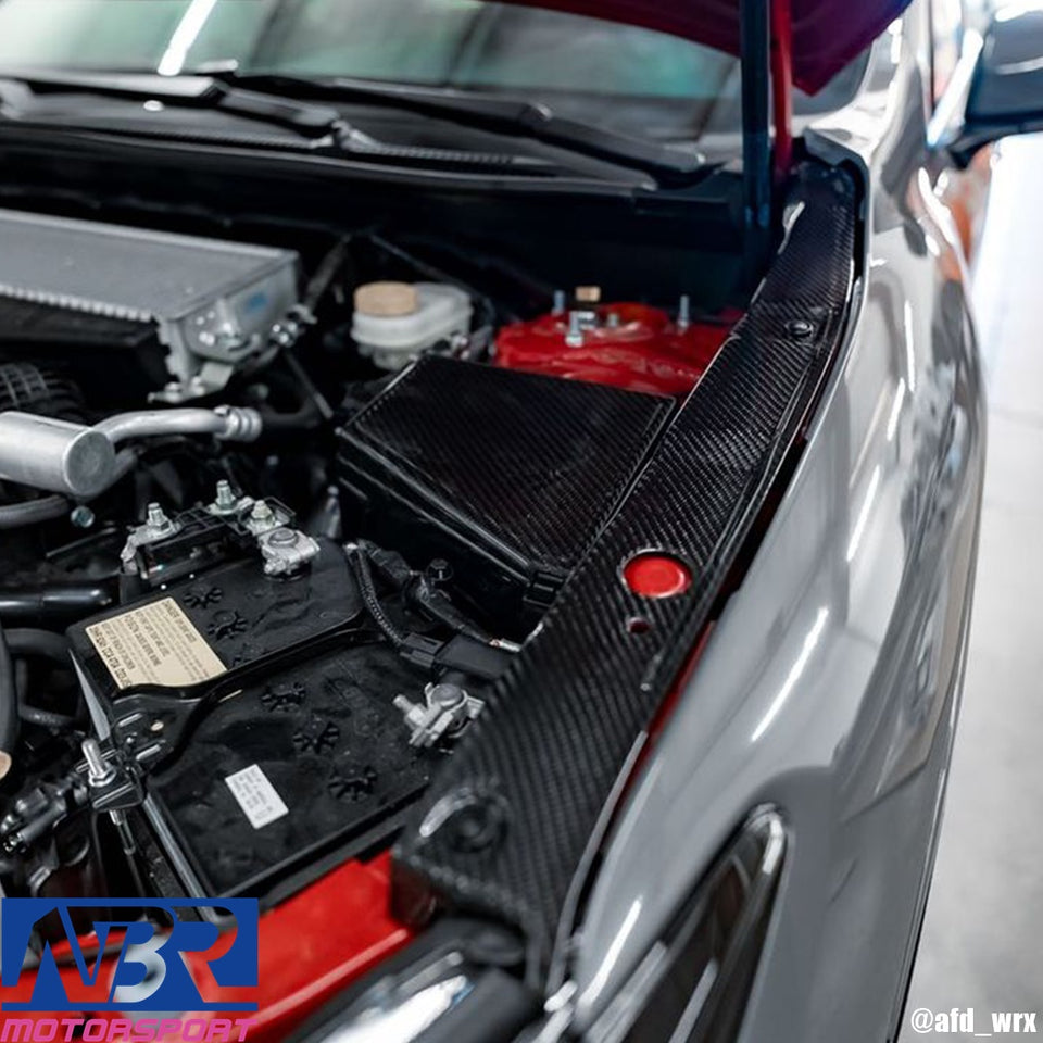 Subaru 2022+ WRX Dry Carbon Engine Fender Shrouds Vented - NBR Motorsport