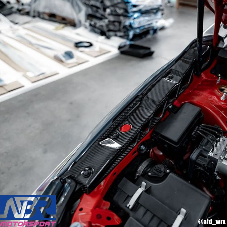 Subaru 2022+ WRX Dry Carbon Engine Fender Shrouds Vented - NBR Motorsport