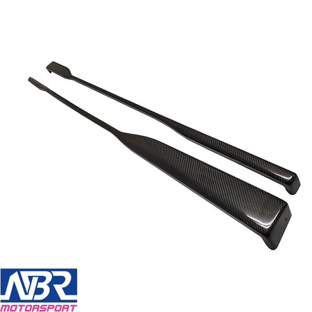 2010-2014 Subaru Legacy Sedan Wagon D Style Carbon Fiber Side Skirt - NBR Motorsport