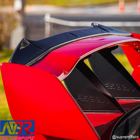 2022+ WRX VB Carbon Fiber Wing Gurney Flap for VA  STI Wing - NBR Motorsport