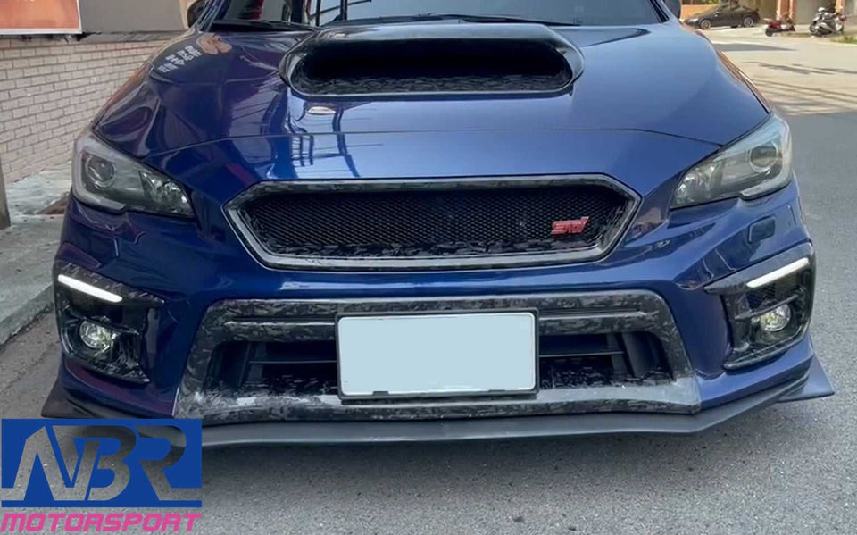 2018-2021 WRX STI Forged Carbon Fiber DRL Light Bezels - NBR Motorsport