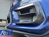 2018-2021 WRX STI Forged Carbon Fiber DRL Light Bezels - NBR Motorsport