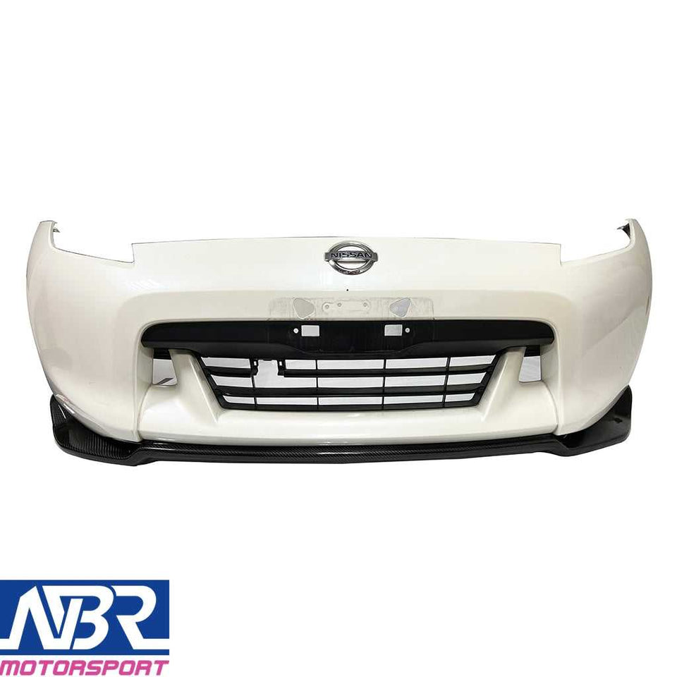 NIssan 2009-2012  Z34 370Z Carbon Fiber Front Lip V1 Style - NBR Motorsport
