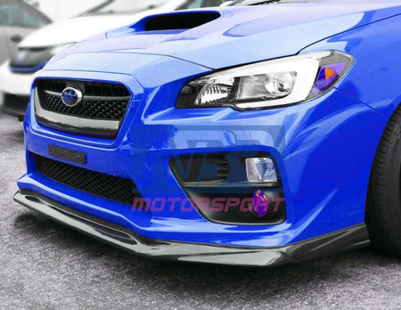 2015-2017 WRX STI Carbon Fiber V Style Front Lip - NBR Motorsport