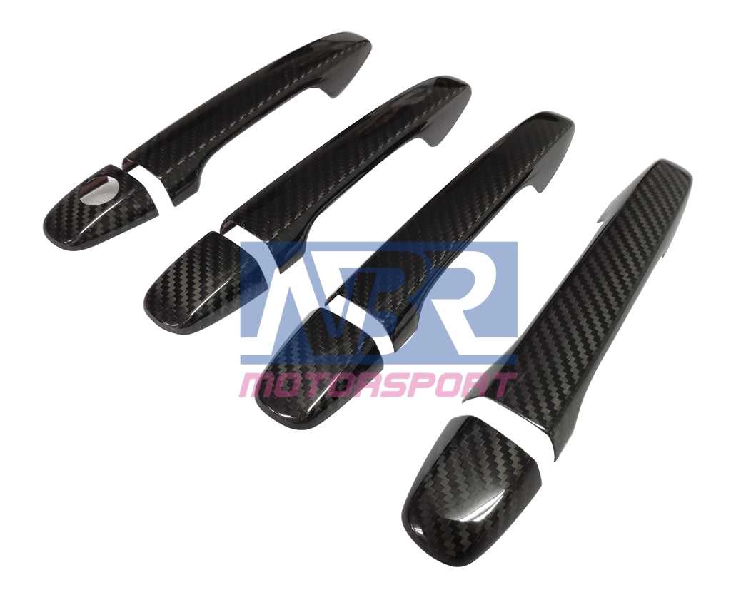 2015-2021 WRX  STI Dry Carbon Fiber Door Handle Covers - NBR Motorsport