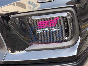 2018-2021 WRX STI JDM Style Carbon Fiber Bezel Covers (OE or DRL) - NBR Motorsport