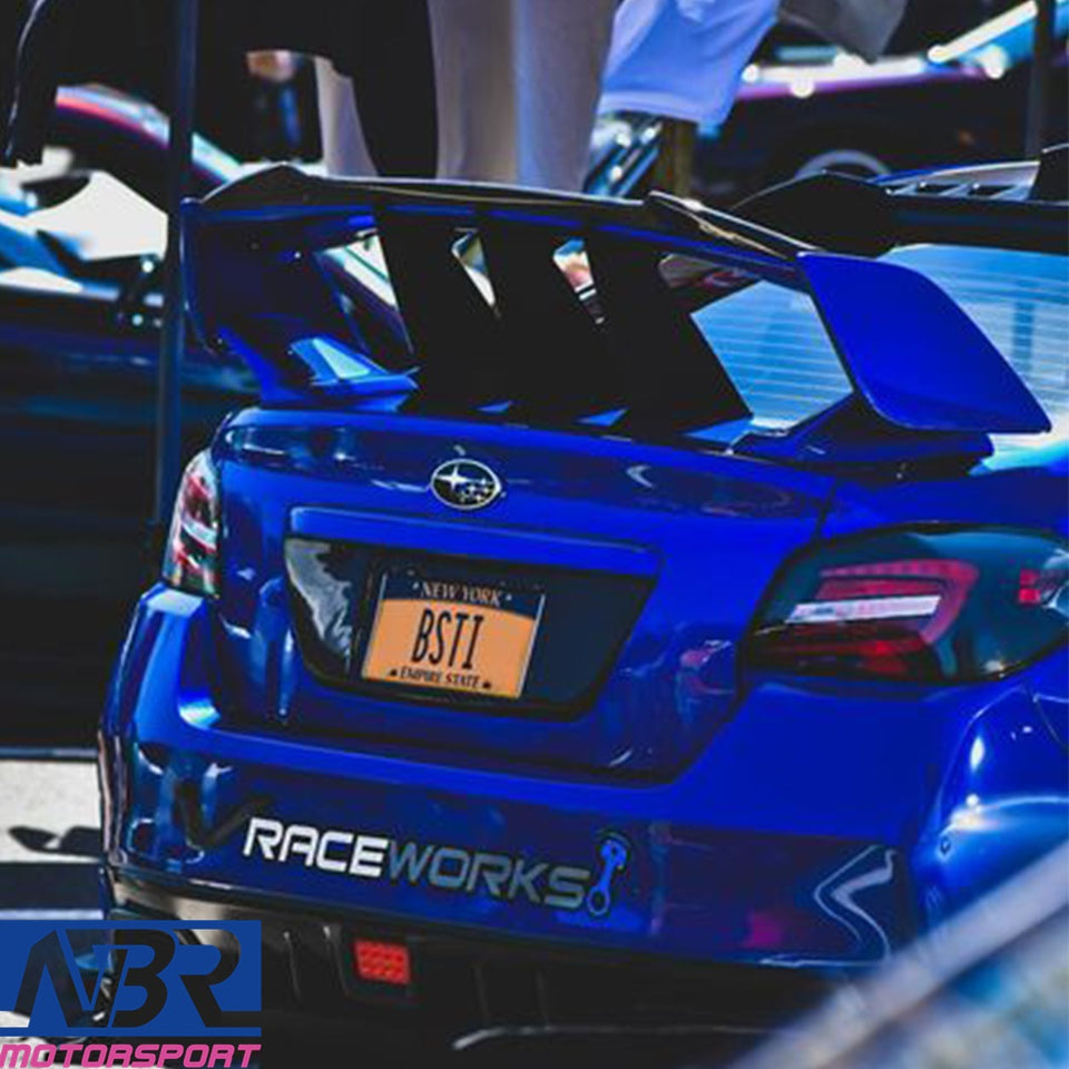 2015-2021 WRX & STI Carbon Fiber Wing Gurney Flap Add-on - NBR Motorsport