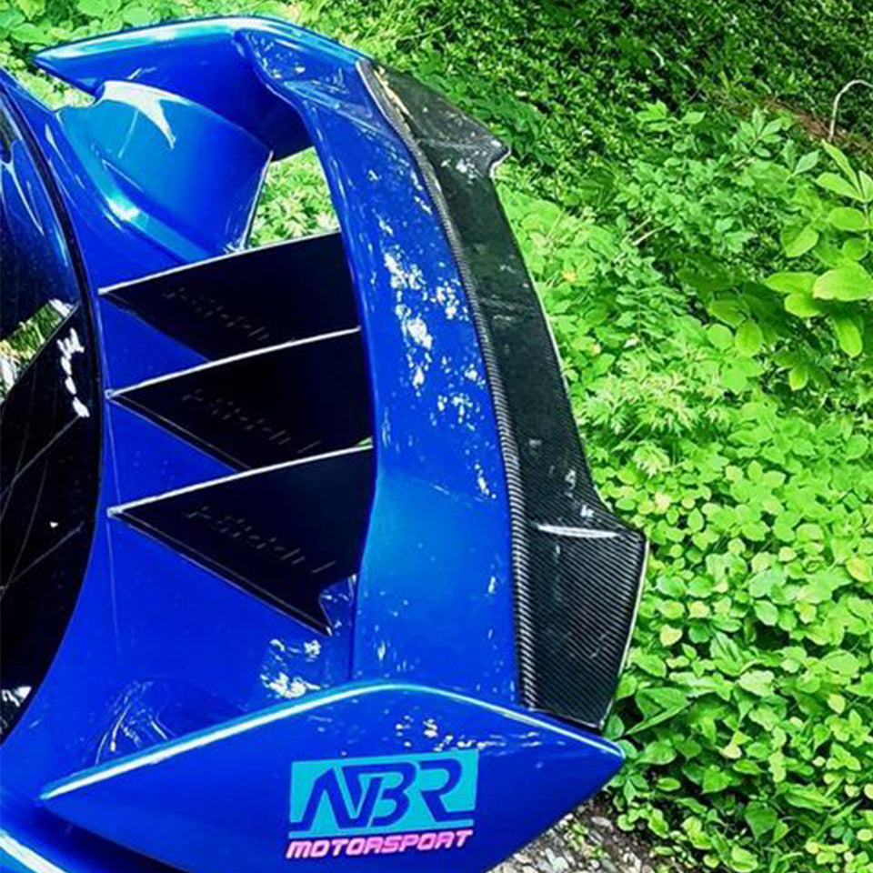 2015-2021 WRX & STI Carbon Fiber Wing Gurney Flap Add-on - NBR Motorsport