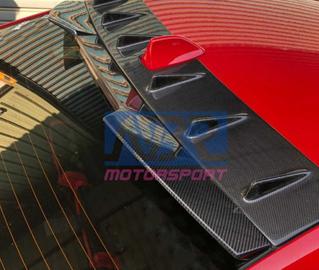 2015-2021 WRX STI Carbon Fiber Roof Spoiler V2 Style - NBR Motorsport