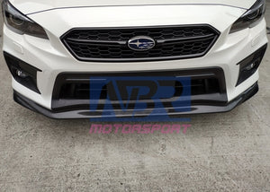 2018-2021 WRX STI Carbon Fiber V Style Front Lip - NBR Motorsport