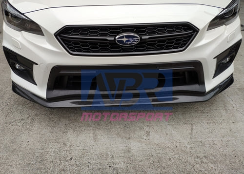 2018-2021 WRX STI Carbon Fiber V Style Front Lip - NBR Motorsport