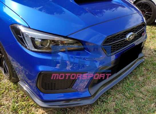 2018-2021 WRX STI Carbon Fiber C Style Front Lip Add-on - NBR Motorsport