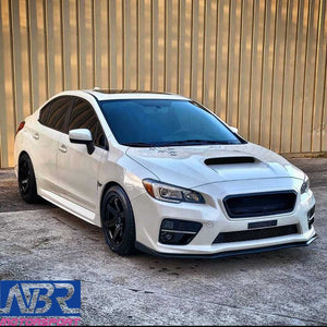 2015-2017 WRX STI Glossy Black Front Grille V1 Style - NBR Motorsport