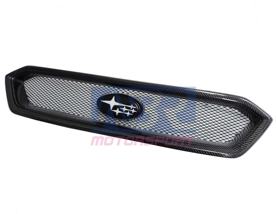 2015-2021 WRX & STI Carbon Fiber Front Grille Emblem Base - NBR Motorsport