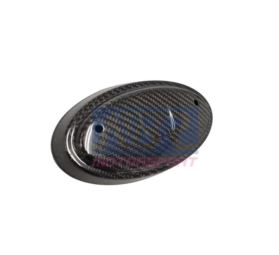 2015-2021 WRX & STI Carbon Fiber Front Grille Emblem Base - NBR Motorsport