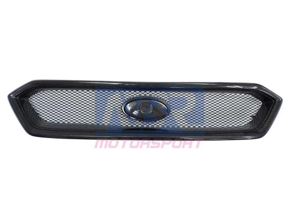 2015-2021 WRX & STI Carbon Fiber Front Grille Emblem Base - NBR Motorsport