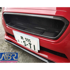 2015-2017 WRX STI Carbon Fiber Front Grille V1 Style - NBR Motorsport