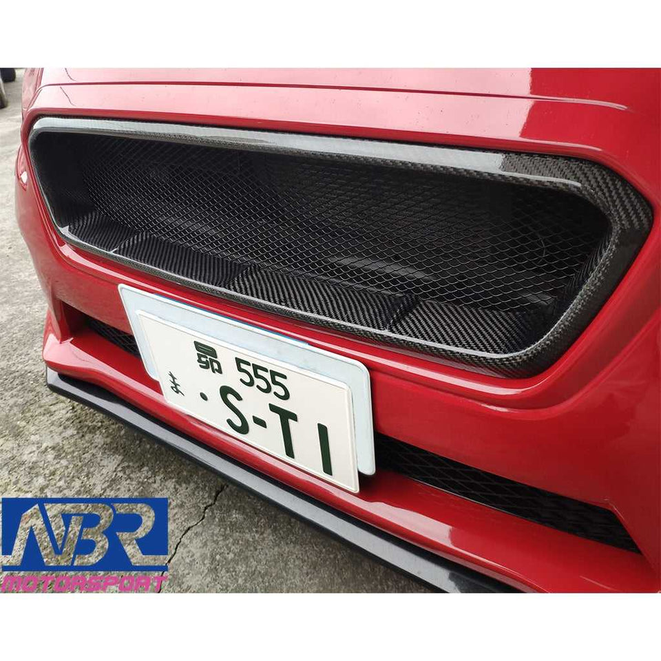 2015-2017 WRX STI Carbon Fiber Front Grille V1 Style - NBR Motorsport