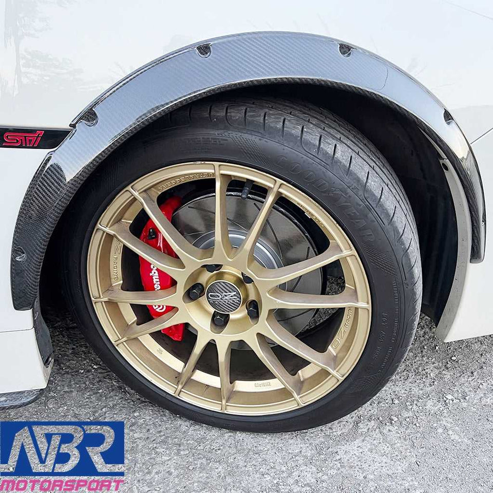 2015-2021 WRX & STI Carbon Fiber Fender Flares CS Style - NBR Motorsport