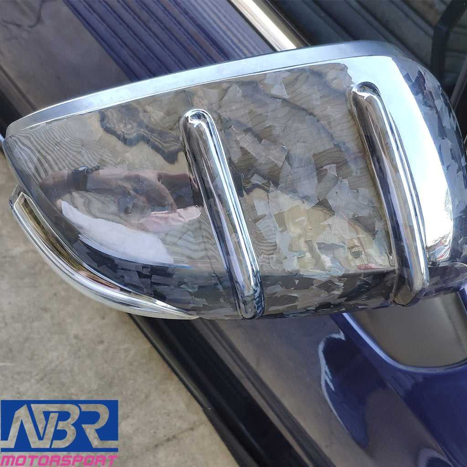 2015-2021 WRX STI Forged Carbon Fiber Mirror Cover RA-R Style - NBR Motorsport