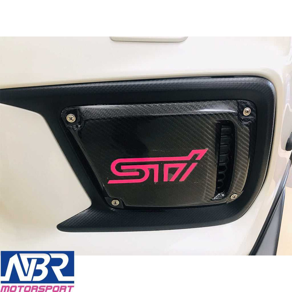 2018-2021 WRX STI JDM Style Carbon Fiber Bezel Covers (OE or DRL) - NBR Motorsport