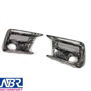 2018-2021 WRX STI Forged Carbon Fiber DRL Light Bezels - NBR Motorsport