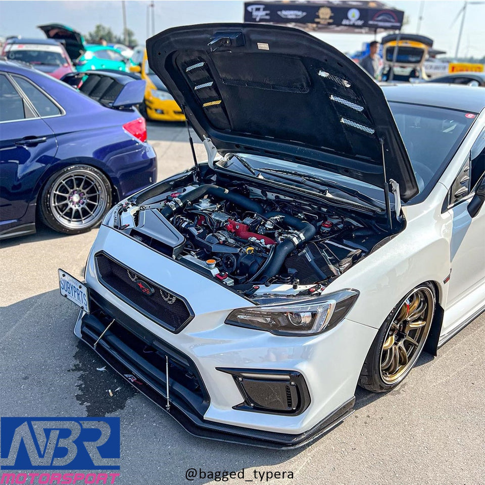 2018-2021 WRX STI JDM Style Carbon Fiber Bezel Covers (OE or DRL) - NBR Motorsport