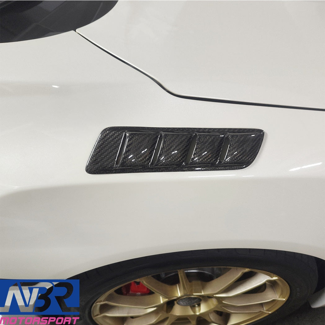 Emblema De Guardabarros Original Subaru WRX STI 2015-2016 - Negro, Lado Izquierdo Delantero, Conjunto Limitado