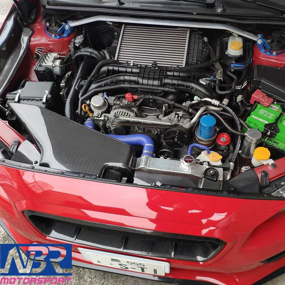2015-2021 WRX STI Carbon Fiber Intake Cover Kit (3 PCS) - NBR Motorsport