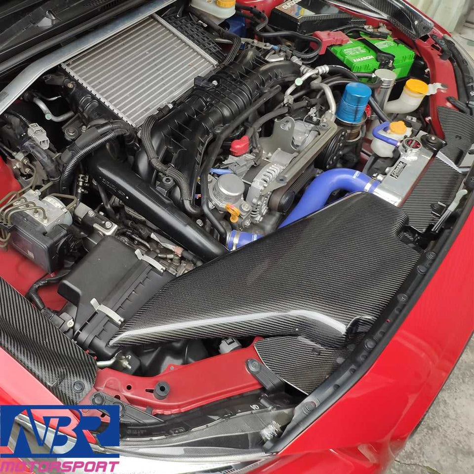 2015-2021 WRX STI Carbon Fiber Intake Cover Kit (3 PCS) - NBR Motorsport
