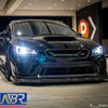 Hyper Teal 2015-2021 WRX STI Front Brace Bar V1 Style - NBR Motorsport